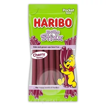 EEM-000023 HARIBO BALLA STIXX CHERRY 80GR