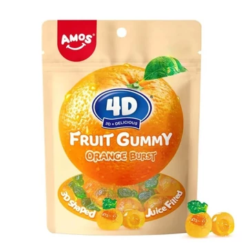 EEM-003501 AMOS 4D FRUIT GUMMY ORANGE 65G
