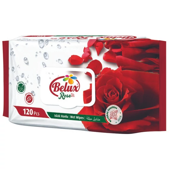 EEM-000352 BELUX 120DB-OS RÓZSÁS NEDVES TÖRLŐKENDŐ