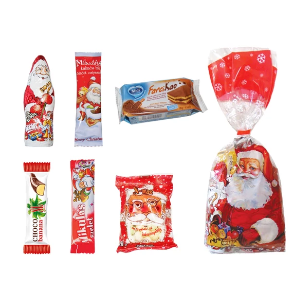 EEM-000910 MIKULÁS CSOMAG ÁTLÁTSZÓ TASAK (A) 111G