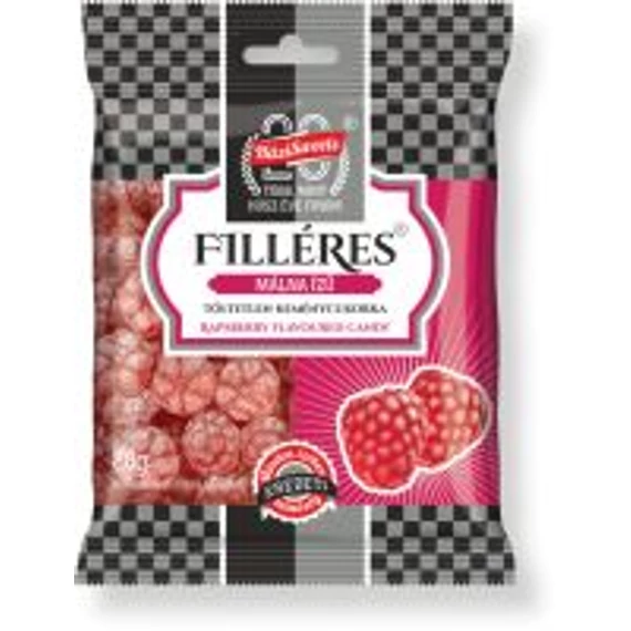EEM-001531 FILLÉRES CUKORKA 80G MÁLNA HÁZISW.