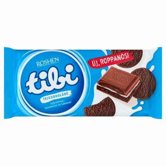 EEM-001692 TIBI 100G KARAMELL ÉS TEJKRÉM, KEKSZ TEJCSOKI
