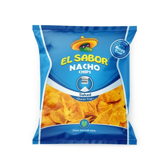 EEM-002818 EL SABOR Nacho chips - sós 100g