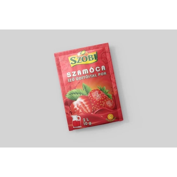 EEM-002925 SZOBI szamóca ízű üdítőital por 10g