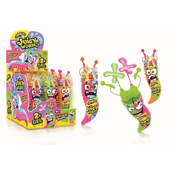 EEM-003233 JOHNY BEE JUICY WORMS 58G