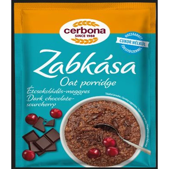 EEM-003247 CERBONA ZABKÁSA ÉTCSOKOLÁDÉS-MEGGY 50GR