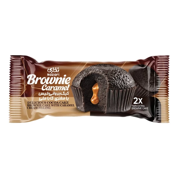 EEM-003281 TWIN (MUFFIN) BROWNIE KARAMELL KRÉM 70G