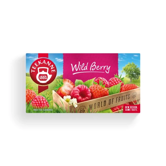 EEM-003307 TEEKANNE WOF Wild B. eper és málna ízű gy.tea 40G