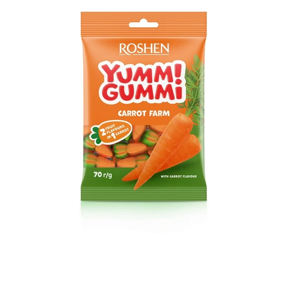 EEM-003309 YUMMI GUMMI CARROT FARM 70G