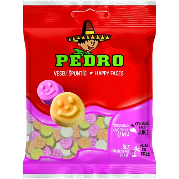 EEM-003534 PEDRO Happy faces gumicukor 80g