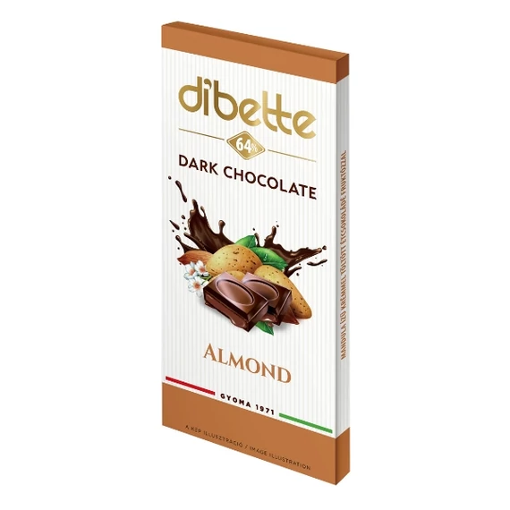 EEM-003577 DIBETTE 80G MANDULA ÍZŰ ÉTCSOKI