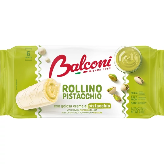 EEM-003790 BALCONI ROLLINO PISZTÁCIAKRÉMES 6X37G