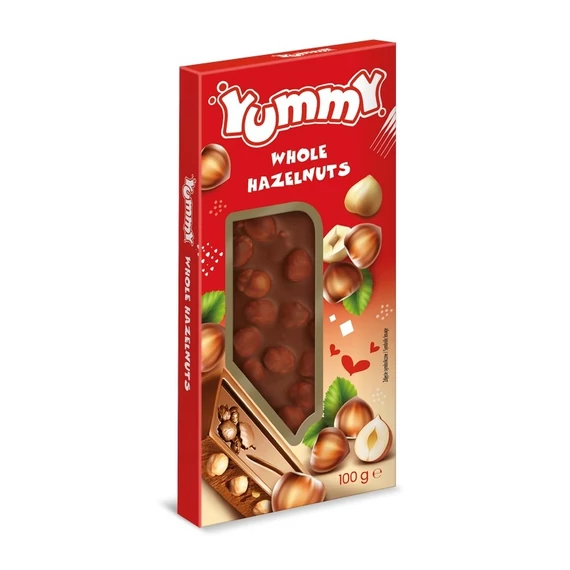 EEM-003822 YUMMI TEJTÁBLA EGÉSZ MOGYORÓVAL 100G